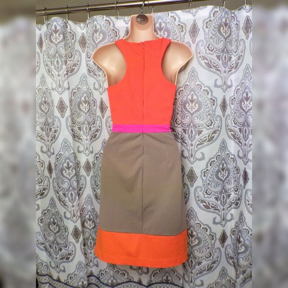 *Cynthia Rowley Color Block Dress- M - Picture 3 of 6